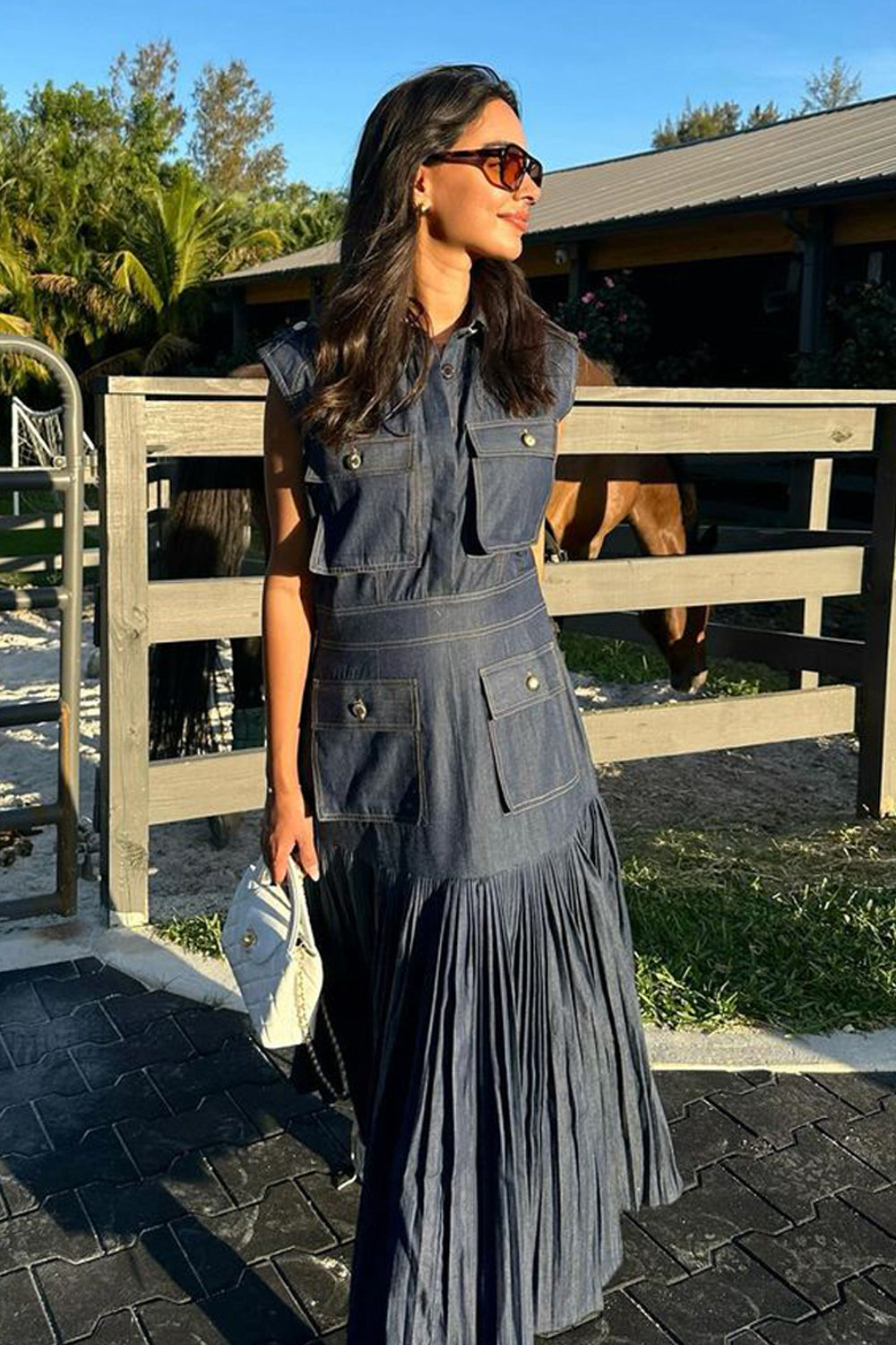 Arushi Mehra In Our Safari Pleat Dress