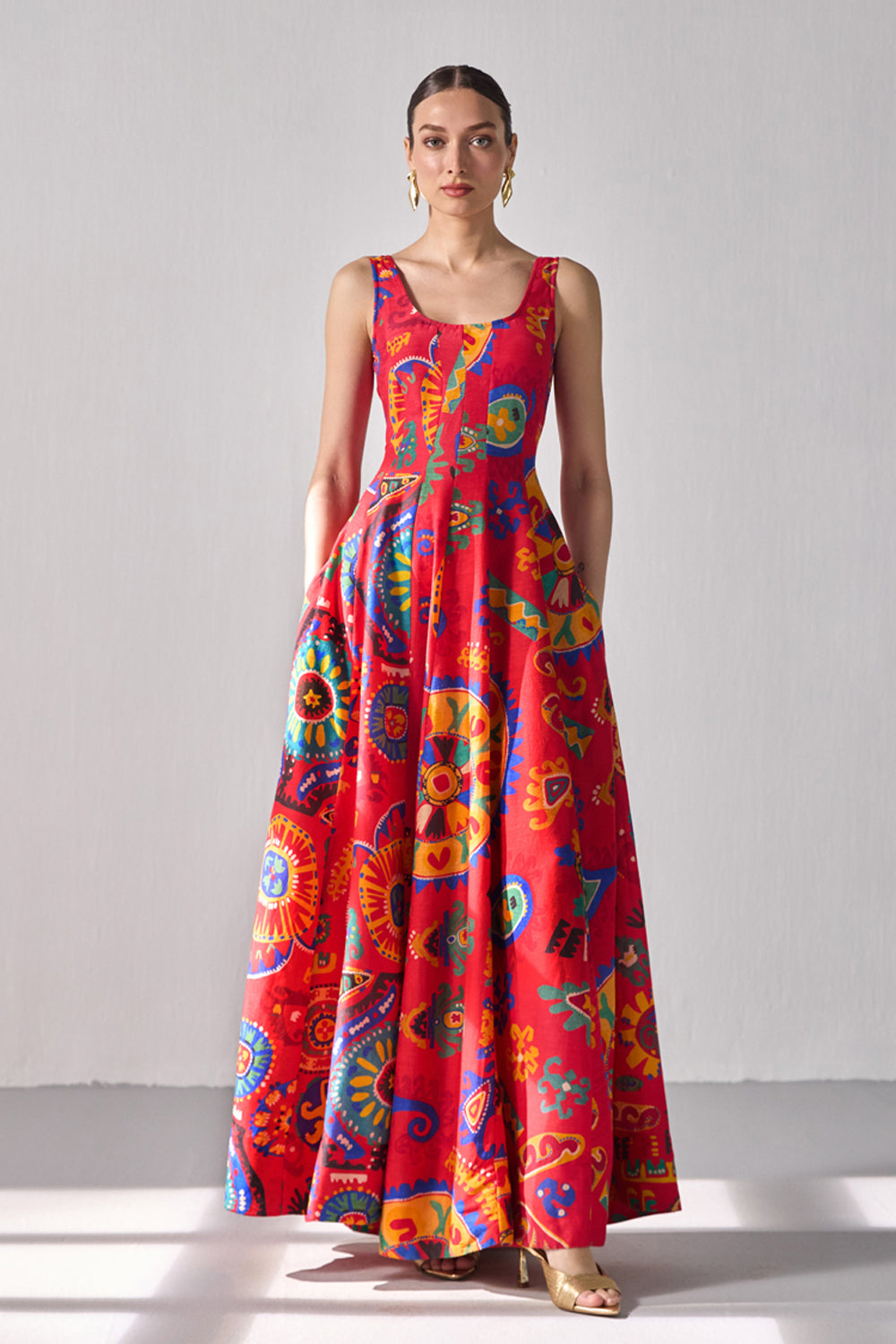 Kai Flared Maxi Dress