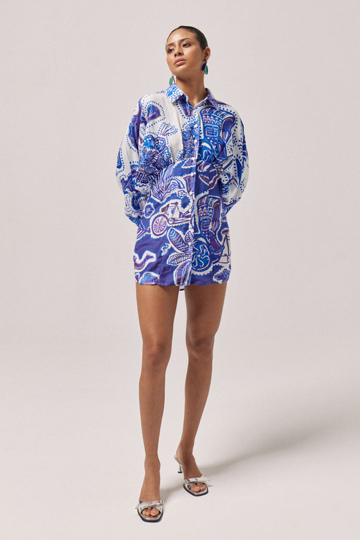 Kimono Shirt Dress