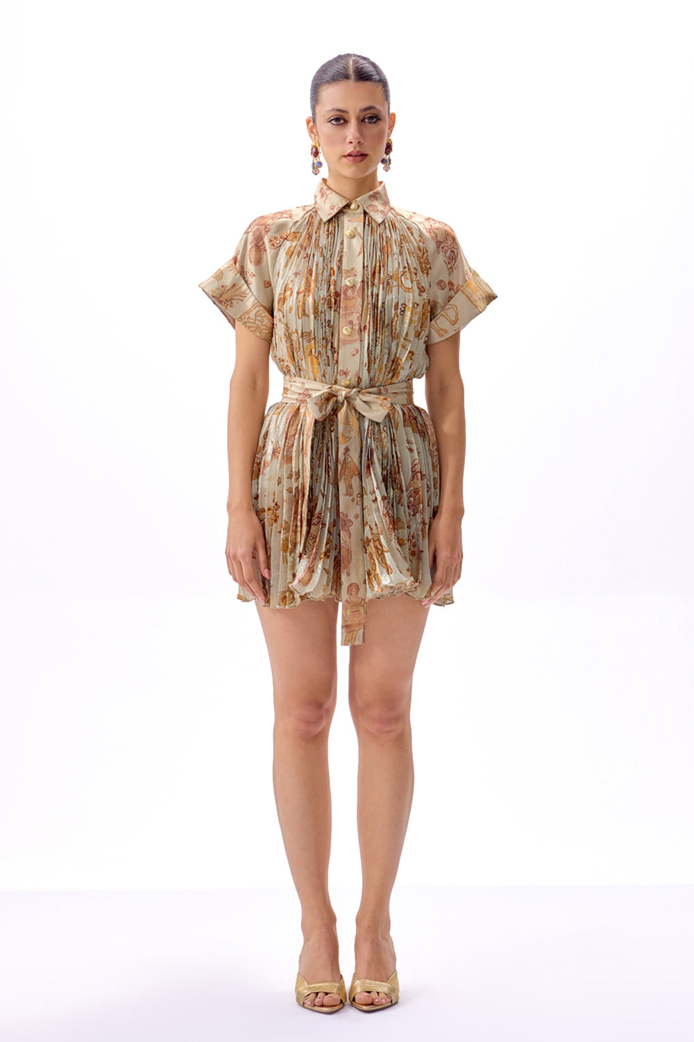 Kyari Sand Solstice Shirt Dress