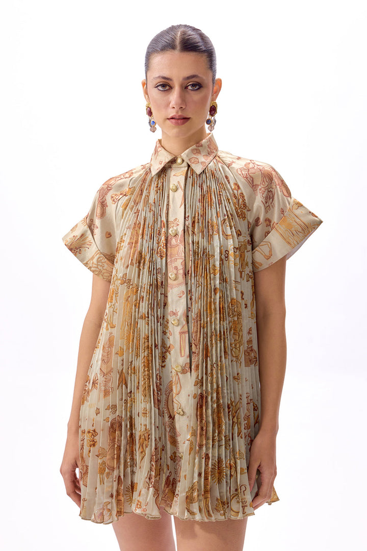 Kyari Sand Solstice Shirt Dress