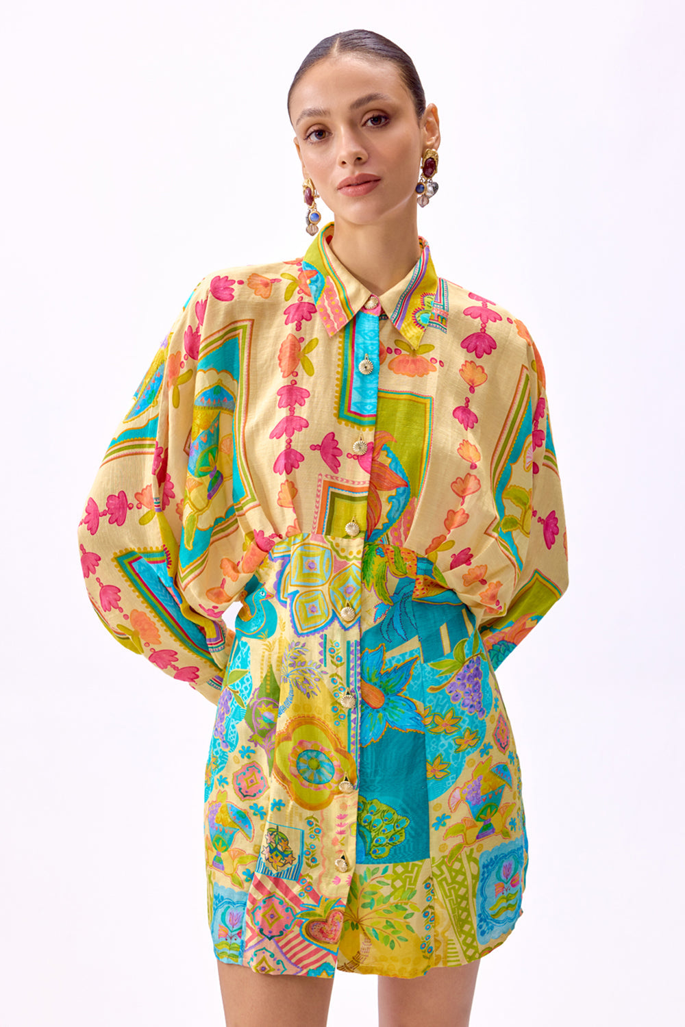 Kimono Shirt Dress