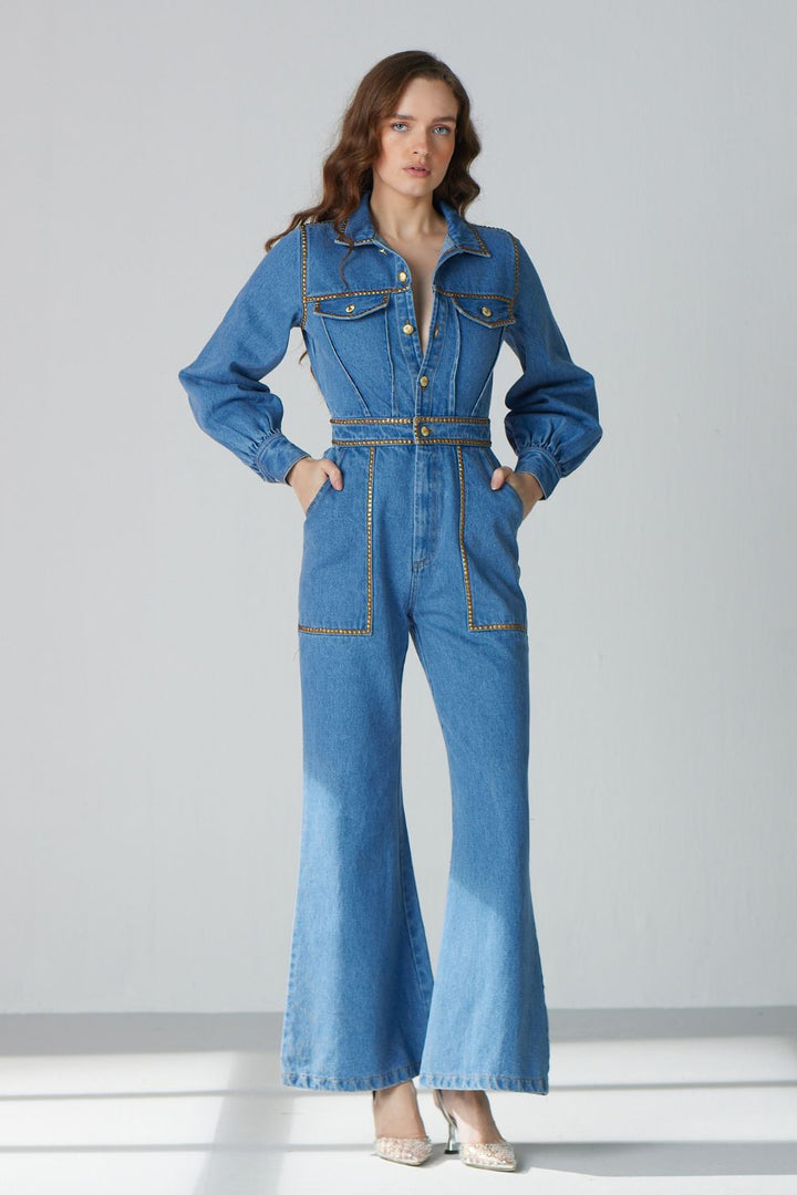 Cowboy Embellished Jumpsuit