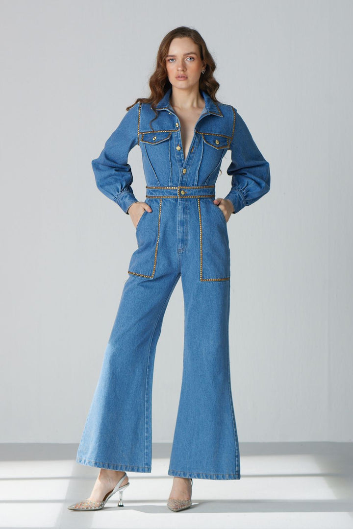 Cowboy Embellished Jumpsuit